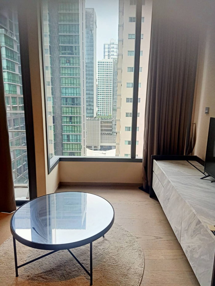 รูป Condo for RENT : The Esse Asoke  𝐒𝐢𝐳𝐞 : 46.5 sqm. 1 Bedroom / 1 Bathroom (bathtub) /Unblocked view  𝐅𝐥𝐨𝐨𝐫 : 15th   Fully furnished - รูปที่ 3/8