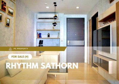 Condos for sale : Urgent Sale 📍 Rhythm Sathorn 📍 Fully furnished and equipped with appliances; near BTS Saphan Taksin.