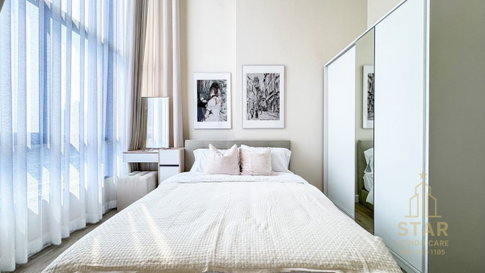 Rental The Sky Sukhumvit 1 bedroom 1 office, 11th floor of Building E near BTS Udomsuk 🔴 LINE @starcondo