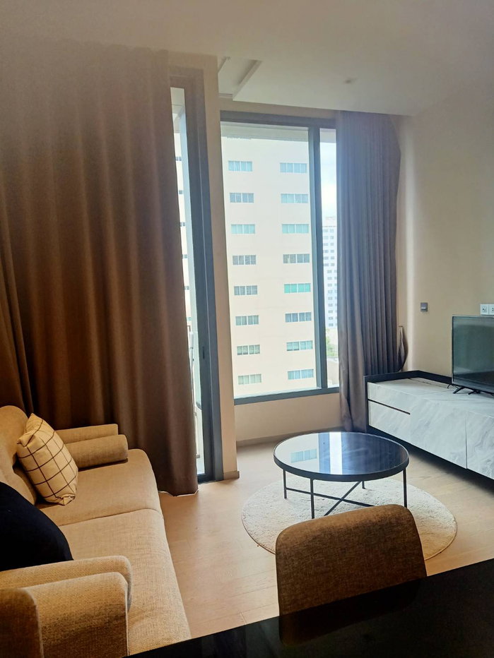 รูป Condo for RENT : The Esse Asoke  𝐒𝐢𝐳𝐞 : 46.5 sqm. 1 Bedroom / 1 Bathroom (bathtub) /Unblocked view  𝐅𝐥𝐨𝐨𝐫 : 15th   Fully furnished - รูปที่ 6/8
