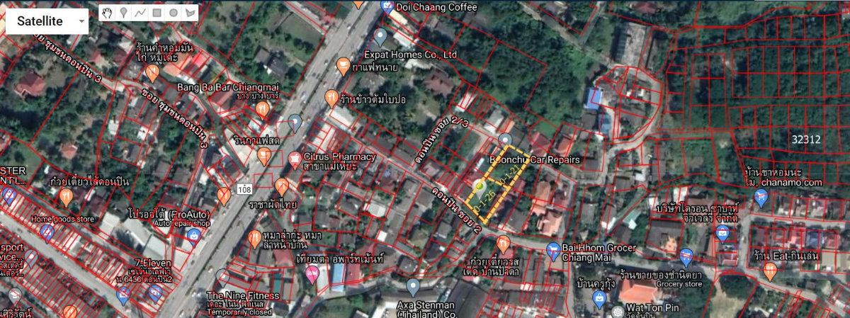 รูป POS ที่ดินมี 2 แปลง (121-126 ตร.ว.) ต.แม่เหียะ สามารถซื้อแยกแปลงได้ เหมาะสำหรับสร้างบ้านใกล้เมือง (โทร/ไลน์ 088-5986998)) - รูปที่ 2/11