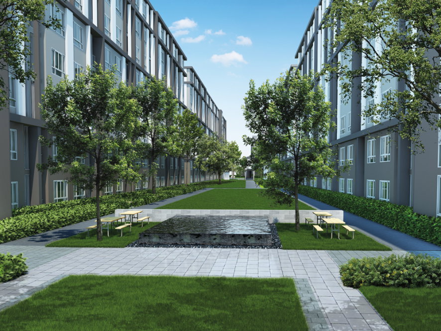 รูป ✨ ขาย คอนโดมิเนียม Low-Rise สไตล์รีสอร์ท ยูนิตสวยราคาคุ้มค่า ย่านบางนา-เอแบค ดีคอนโด แคมปัส รีสอร์ท บางนา (dcondo Campus Resort Bangna)✨ - รูปที่ 3/5