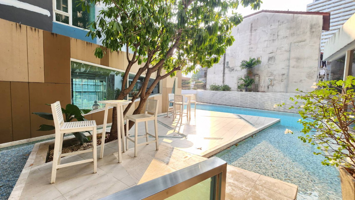 picture Rent The Crest Sukhumvit 49, 7th floor, size 34 sqm, Eastern balcony - 13/14