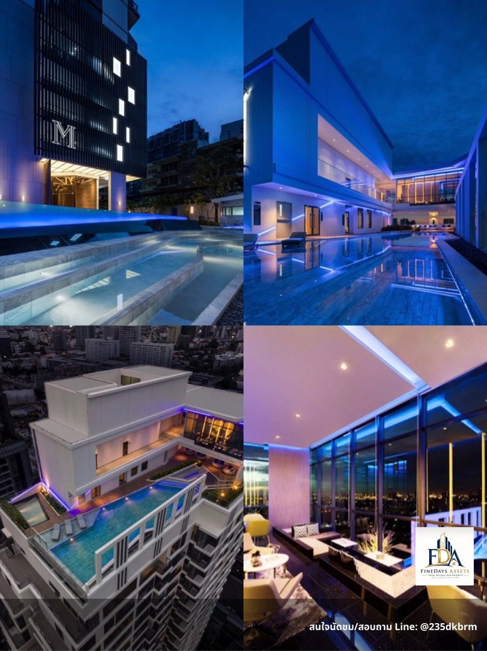 รูป FD-015063✨ ให้เช่าด่วน! เอ็ม ทองหล่อ 10 (M Thonglor 10) 1 ห้องนอน ชั้นสูง ทำเลทองหล่อ-เอกมัย เพ - รูปที่ 3/4