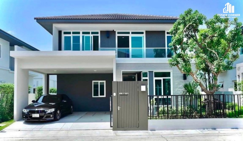 ขายบ้านเดี่ยว : ขาย บ้านเดี่ยว หมู่บ้าน มัณฑนา 2 บนทำเล บางนา กม.7