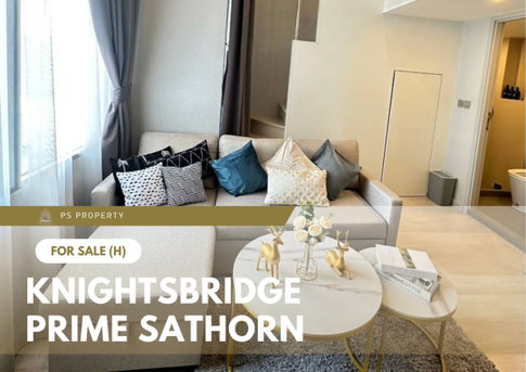 Urgent Sale 📍 Knightsbridge Prime Sathorn 📍 Fully furnished and equipped with appliances; close to BTS.