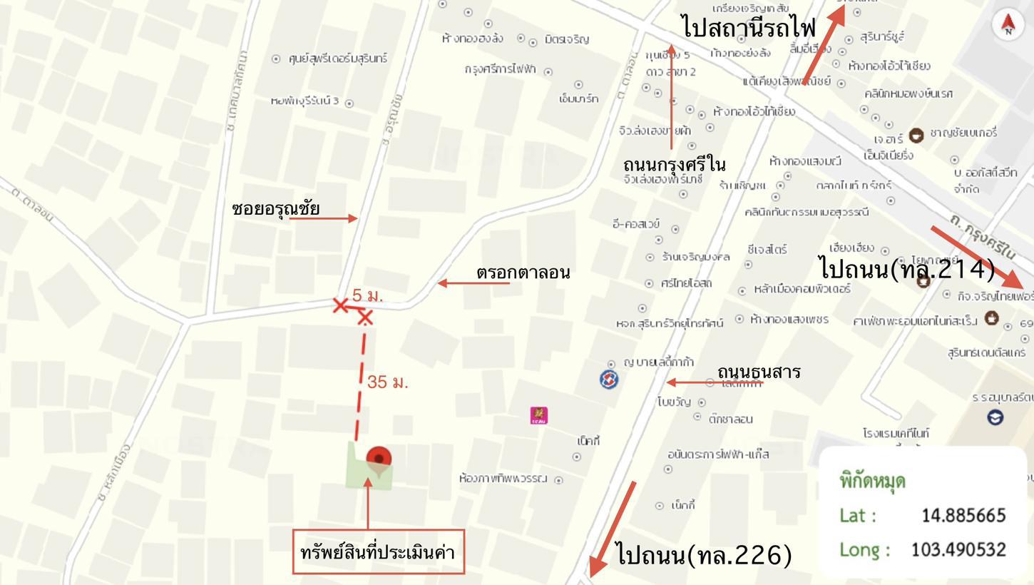 รูป บ้านเดี่ยว 37 ตร.วา เมืองสุรินทร์ สุรินทร์ 1M - รูปที่ 25/25