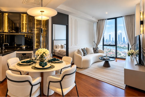 ให้เช่า One Altitude Charoenkrung | 2 Bedrooms | Fully Furnished