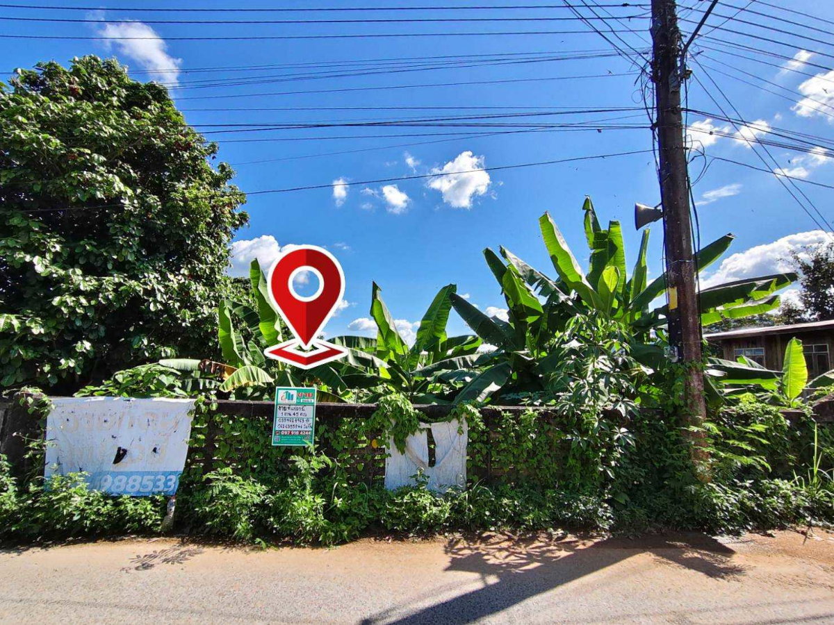 รูป 98663 - ขาย ที่สวย ถมแล้ว ติดทางสาธารณะสองด้าน ห่างจากถนนใหญ่ 500 เมตร ขนาดพอเหมาะ 1 งาน 45 ตรว. โซน (นางแล) ท่าสุด อ.เมืองเชียงราย จ.เชียงราย - รูปที่ 2/5