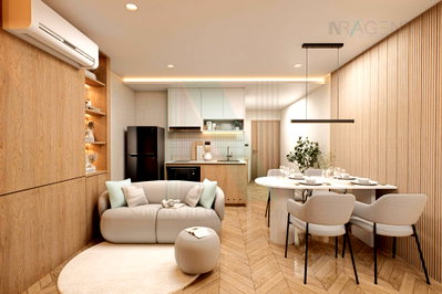 Condos for sale : 📌 For Sell Condo THE TRIO GARDEN Building 1, Floor 11,2 bed room, Room size 54 sqm