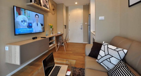 For Rent Condo THE SAINT RESIDENCES Building B, Floor 16,1 bed room, Room size 35.00 sqm