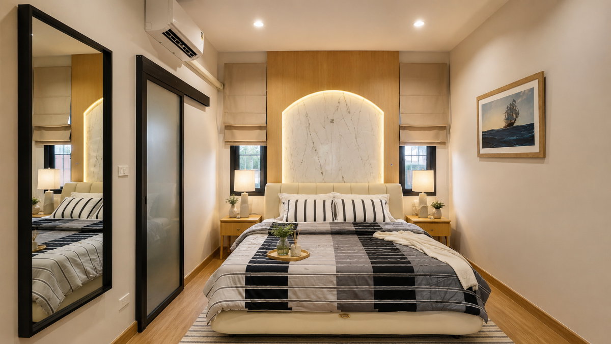 รูป ขายบ้านใหม่พร้อมอยู่ หน้าม.แม่โจ้ 96 ตรว.  - รูปที่ 5/8
