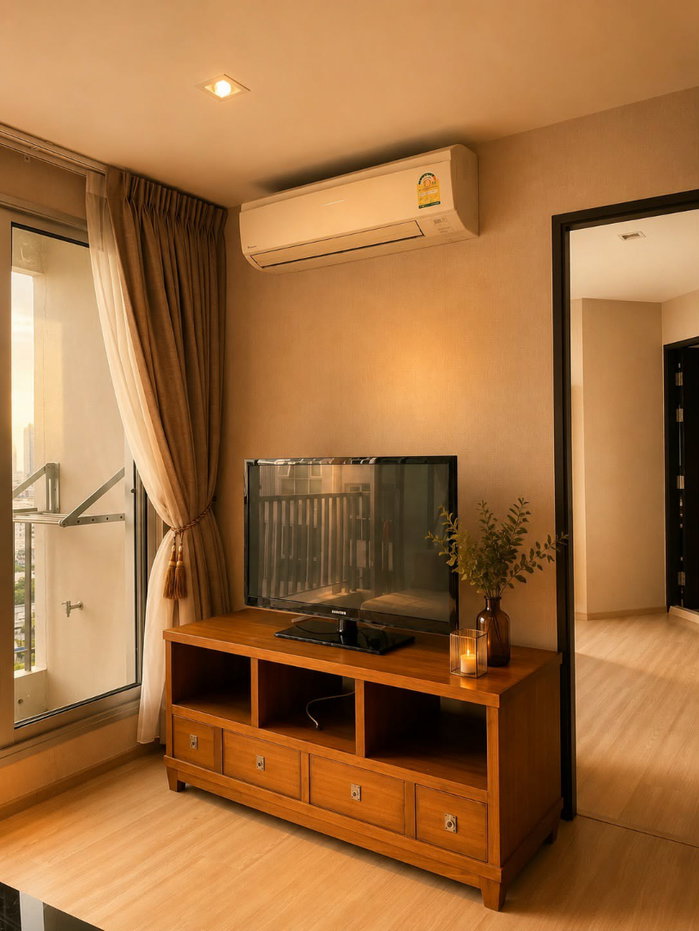 รูป 🌇Rhythm Sathorn 21 for Rent " BTS Taksin 250 m. " (ให้เช่าคอนโดริธึ่มสาทร) Special Size corner unit - รูปที่ 5/7