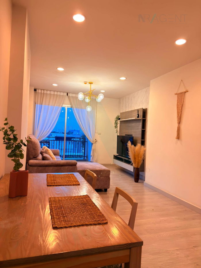 picture 🎊 For Rent Condo CHAMBERS RAMINTRA Building C, Floor 6,2 bed room, Room size 67 sqm - 1/8