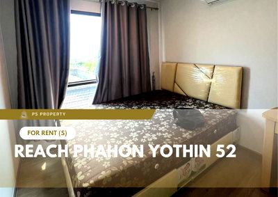 Condos for rent : For Rent 📍 REACH Phahon Yothin 52 📍 Fully furnished and equipped with appliances; near BTS Saphan Mai.