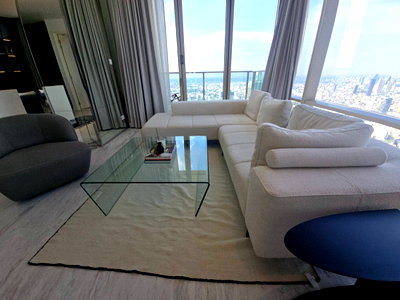 ขายคอนโด : LTHC16286 - Luxury Riverfront Residence For Sale | Four Seasons Private Residences Bangkok | BTS Saphan Taksin | 116 Sq.m. | 2 Beds | 3 Baths | 49MB