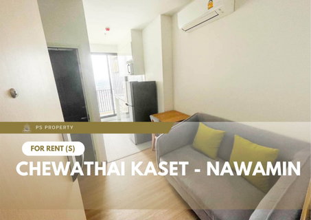รูปภาพ ให้เช่า 📍 Chewathai Kaset - Nawamin 📍 เฟอร์นิเจอร์ และ เครื่องใช้ไฟฟ้าครบ ใกล้ Central ลาดพร้าว