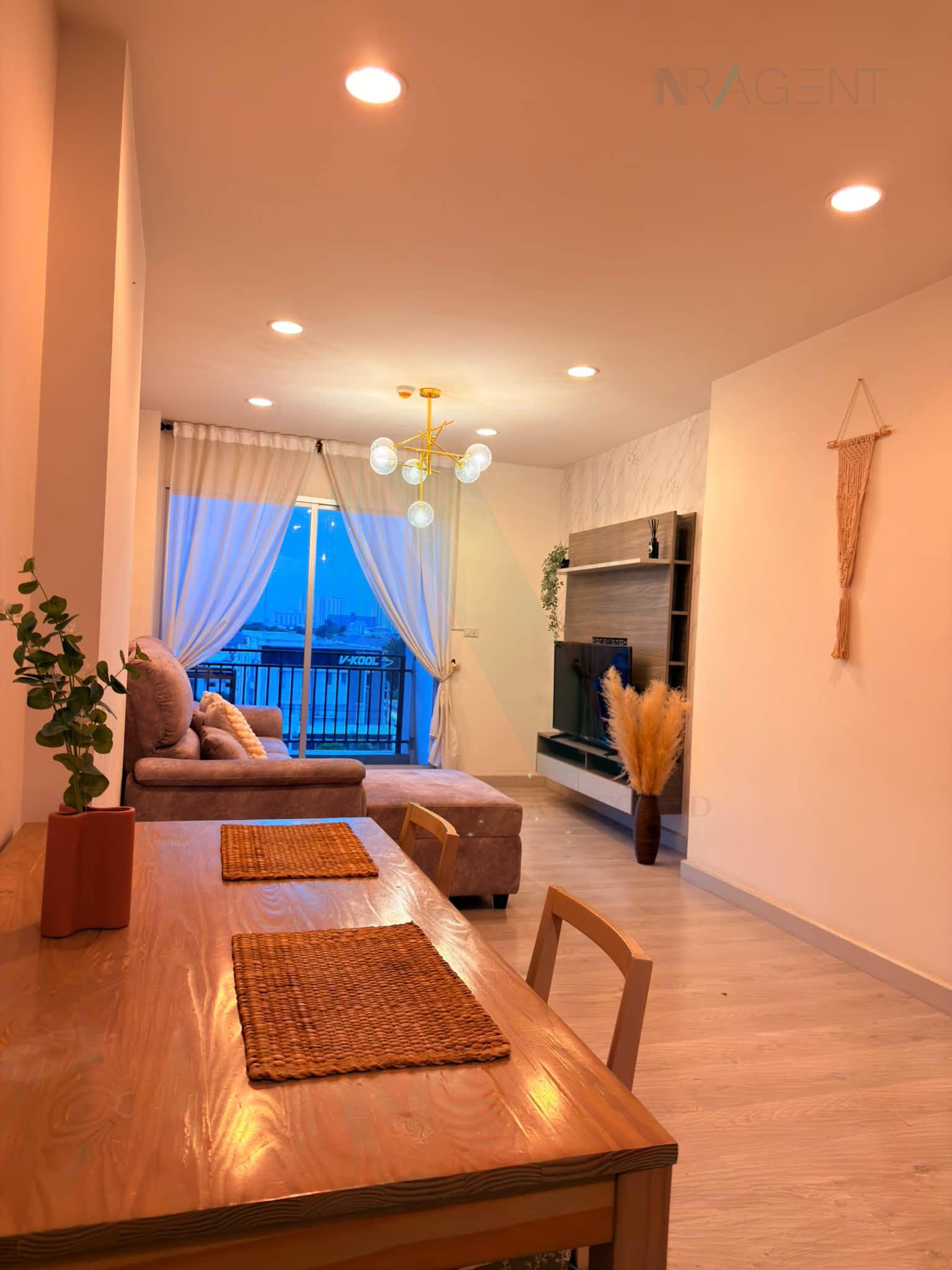 1-bed condo for rent, 67 sqm, Chambers Ramintra