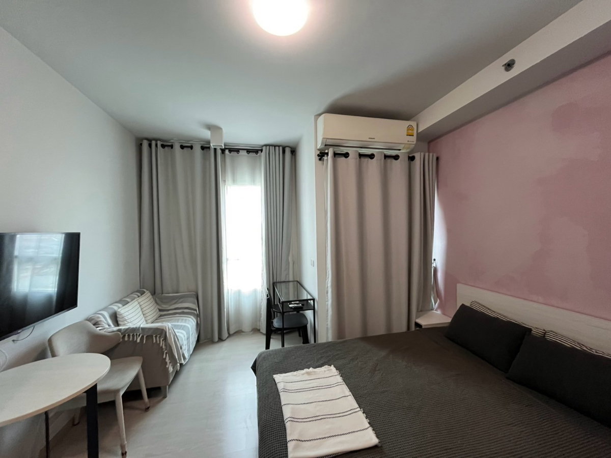 picture For rent, Chapter One shine bangpo,  studio room, 10 floor 23sqm (with washing machine) 🆔 line: eyannie - 1/18