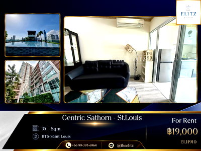 เช่าคอนโด BTS เซนต์หลุยส์ : ✨Live in the Heart of Sathorn CBD! Stunning Modern Unit Surrounded by Elite Schools, Top Hospitals, and Famous Eateries ✨