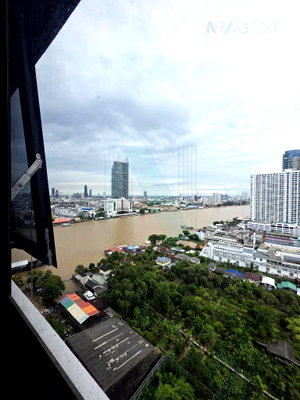 Condos for rent : 🔺 For Rent Condo CHAPTER CHAROENNAKHORN-RIVERSIDE Building 1, Floor 19,Studio, Room size 26 sqm