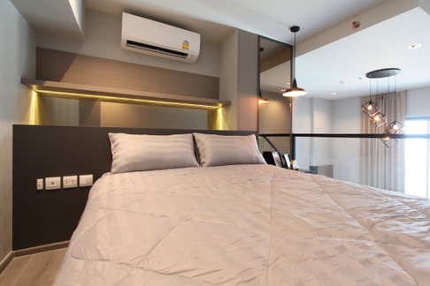 P-140451 ให้เช่า  (คอนโด เดอะ รีเซิร์ฟ พหล-ประดิพัทธ์) | Duplex  | 40 ตร.ม. | ชั้น 10 | วิวเมือง  📞 Line ID: @easythaihome | 085-592-2897