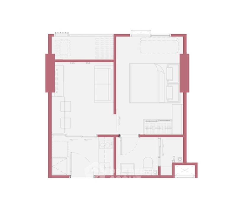 picture Pet-Friendly 1-BR At Modiz Vault Kaset Sripatum Near BTS Kasetsart University (ID 3354865) - 8/8