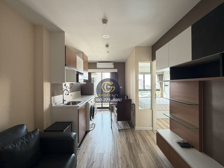 ​ให้เช่า Plus Condo ศรีราชา 1 นอน 33 ตร.ม. ชั้น 17 [ห้องใหม่ไม่เคยปล่อยเช่า!] เพียง 9,000/เดือน