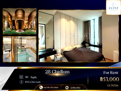 คอนโดให้เช่า : ✨ Ultra-Luxury Living in One of Bangkok's Most Prestigious Addresses | Premium Imported Finishes - Steps to Central Chidlom & Embassy ✨