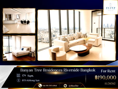 Condos for rent : ✨  Prime Riverfront Living - Stunning Panoramic Views, Top-tier amenities, Close to ICONSIAM. ✨