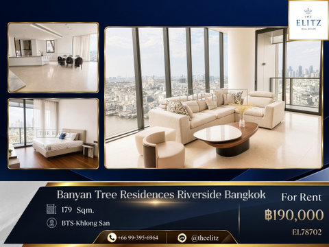 ✨  Prime Riverfront Living - Stunning Panoramic Views, Top-tier amenities, Close to ICONSIAM. ✨
