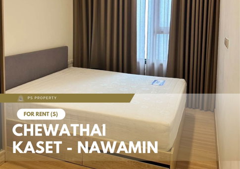 ให้เช่า 📍 Chewathai Kaset - Nawamin 📍 เฟอร์นิเจอร์ และ เครื่องใช้ไฟฟ้าครบ ใกล้ Central ลาดพร้าว