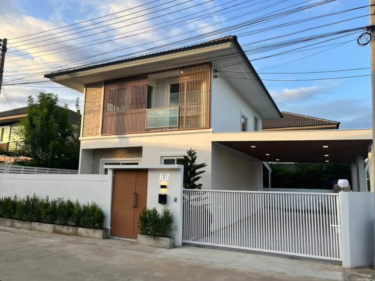 รูป POS บ้านเดี่ยวหลังมุม เลี้ยงสัตว์ได้ ในหมู่บ้านธนกฤษณ์ ท่ารั้ว – สันปูเลย พื้นที่กว้าง เป็นส่วนตัว พร้อมฟังก์ชันครบ (โทร/ไลน์ 088-5986998) - รูปที่ 1/13