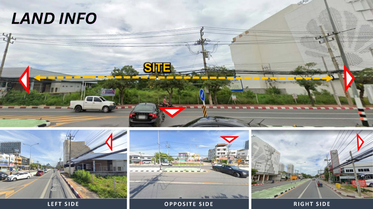 รูป ขายที่ดิน ใกล้โรงพยาบาลกรุงเทพหัวหิน ติดถนนเพชรเกษม หัวหิน ประจวบคีรีขันธ์ 📢 - รูปที่ 2/6