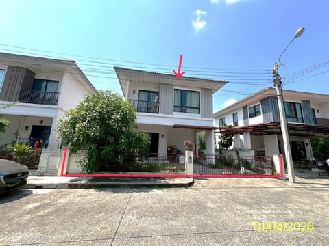 บ้านเดี่ยว 41.5 ตร.วา โมดิ วิลล่า ปิ่นเกล้า-วงแหวน บางกรวย นนทบุรี 3.1M
