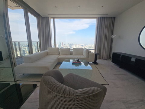 LTHC16285 - Luxury Riverfront Residence For Rent | Four Seasons Private Residences Bangkok | Saphan Taksin | 116 Sq.m. | 2 Beds | 3 Baths | 250K/Month