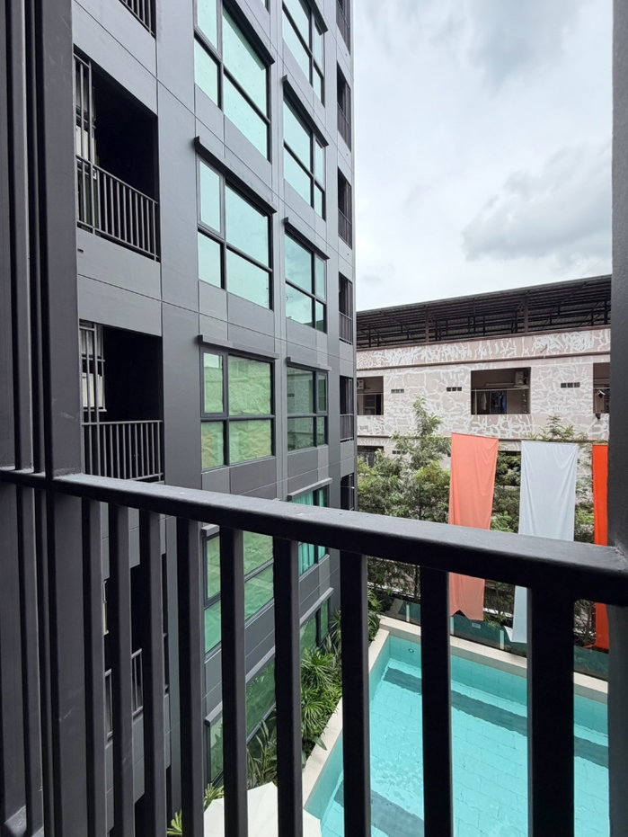 รูป 🏠 ให้เช่า KLOS Ramintra–Fashion ห้องใหม่มือหนึ่ง 23 ตร.ม. วิวสระ ใกล้ MRT วงแหวนรามอินทรา & Fashion Island เพียง 12,000 บาท/เดือน - รูปที่ 11/12