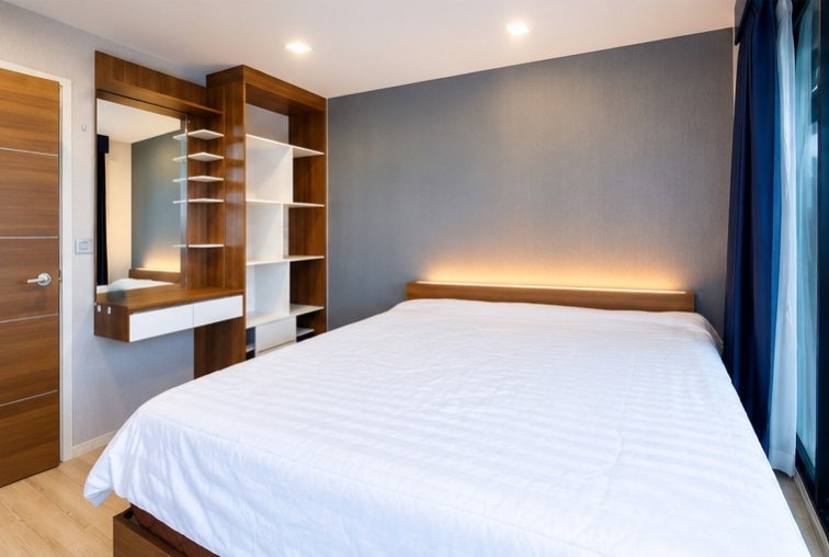 รูป T302 ให้เช่าคอนโด Atmoz Lardprao71 (แอทโมซ ลาดพร้าว71) ทำเลดี ห้องมุม มีWalk-in Closet ห้องสวย เฟอร์ครบ มีเครื่องซักผ้า - รูปที่ 4/12