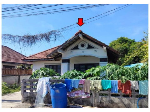 ที่ดินพร้อมสิ่งปลูกสร้าง 54.4 ตร.วา ทองสถิตย์ 7 องครักษ์ นครนายก 1M