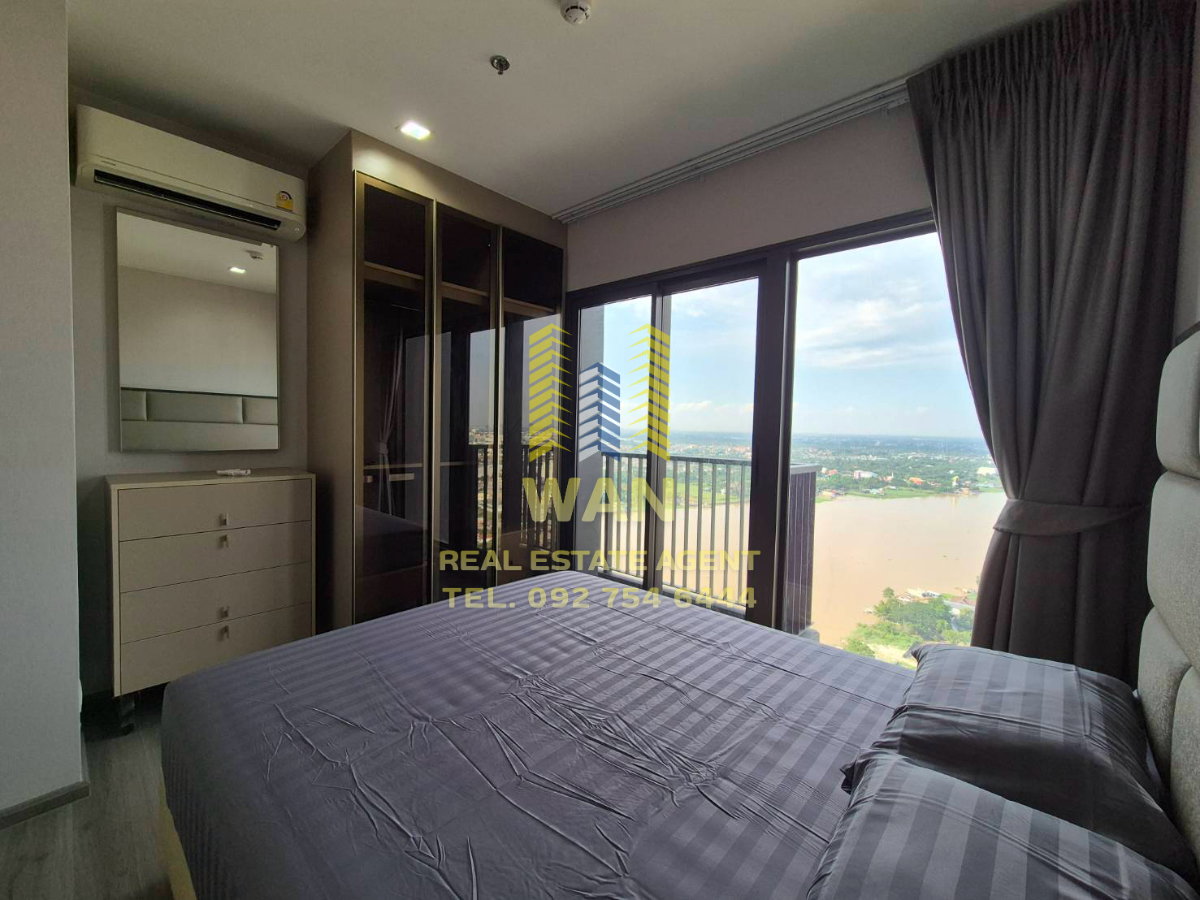 รูป ให้เช่า The politan aqua ชั้น 36 ขนาด 30 ตร.ม. วิวแม่น้ำ เกาะเกร็ด เฟอร์นิเจอร์เครื่องใช้ไฟฟ้าครบพร้อมอยู่ - รูปที่ 7/14