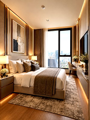 ขายคอนโด : Ideo Q sukhumvit 36 ห้องชั้นสูง วิวกรุงเทพเต็มตา