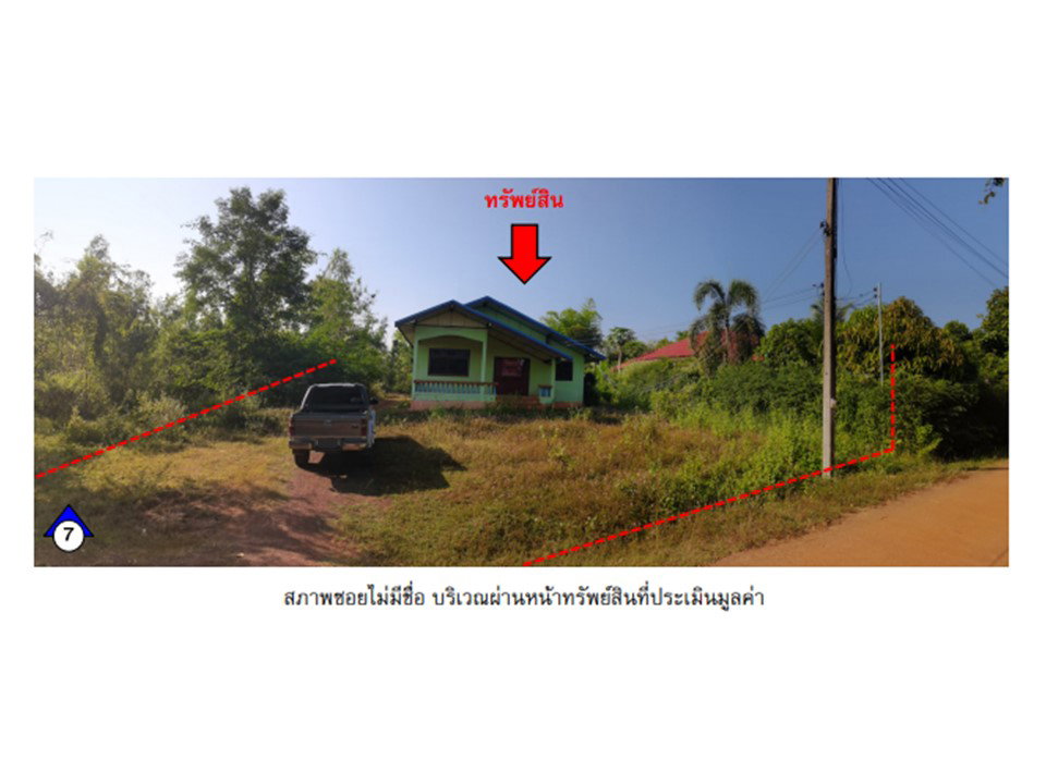 รูป ที่ดินพร้อมสิ่งปลูกสร้าง 198.4 ตร.วา วานรนิวาส สกลนคร 497,000 - รูปที่ 1/6