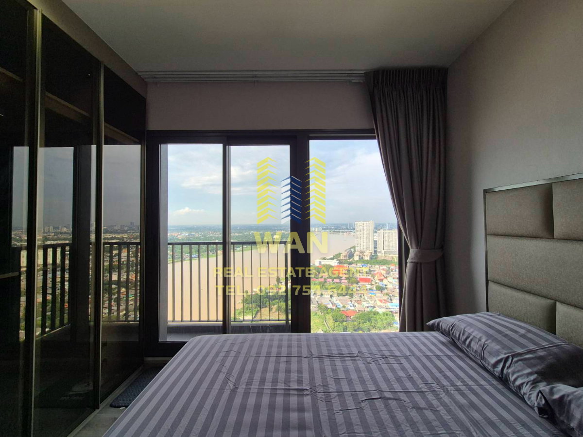 รูป ให้เช่า The politan aqua ชั้น 36 ขนาด 30 ตร.ม. วิวแม่น้ำ เกาะเกร็ด เฟอร์นิเจอร์เครื่องใช้ไฟฟ้าครบพร้อมอยู่ - รูปที่ 8/14