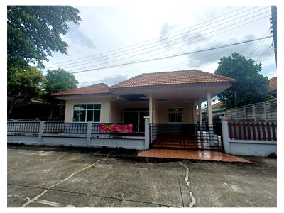 บ้านเดี่ยว รร.ธัญรัตน์ : ที่ดินพร้อมสิ่งปลูกสร้าง 60 ตร.วา เกษมสุข ลำลูกกา ปทุมธานี 2M
