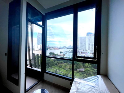 Condos for rent : 🚩 For Rent Condo CHAPTER CHAROENNAKHORN-RIVERSIDE Building B, Floor 11,Studio, Room size 25.00 sqm