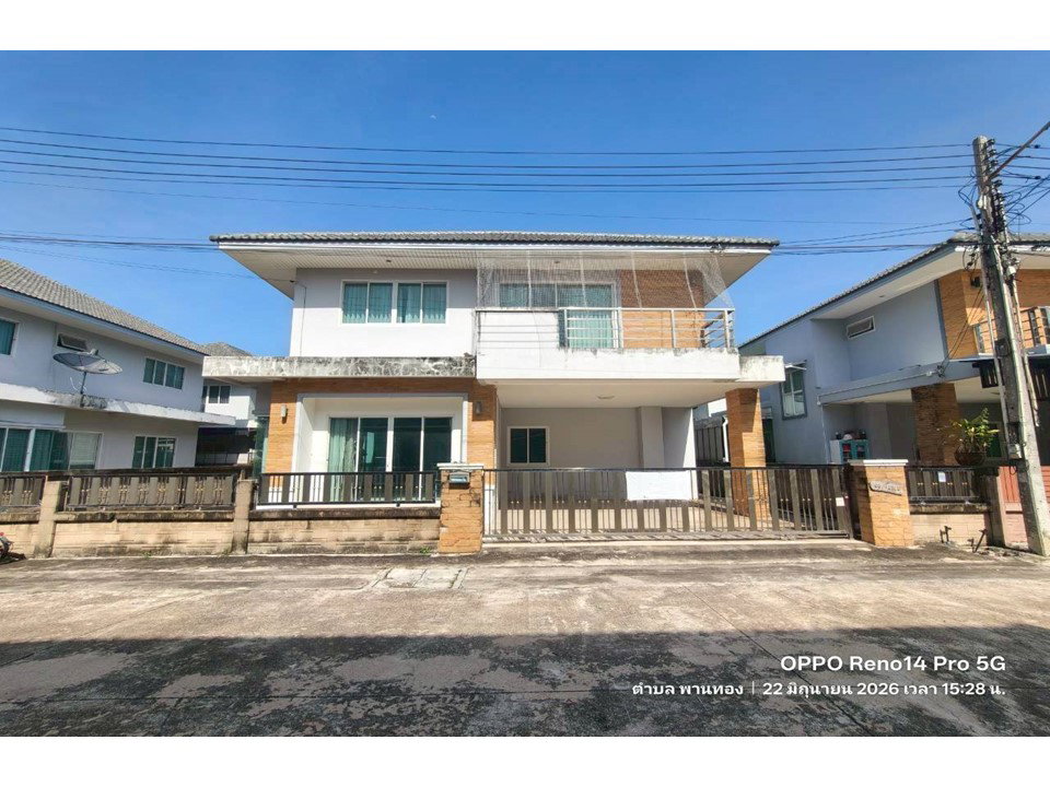 รูป ที่ดินพร้อมสิ่งปลูกสร้าง 64 ตร.วา โชติกาโมเดิร์นนิตี้ พานทอง ชลบุรี 3.3M - รูปที่ 1/9