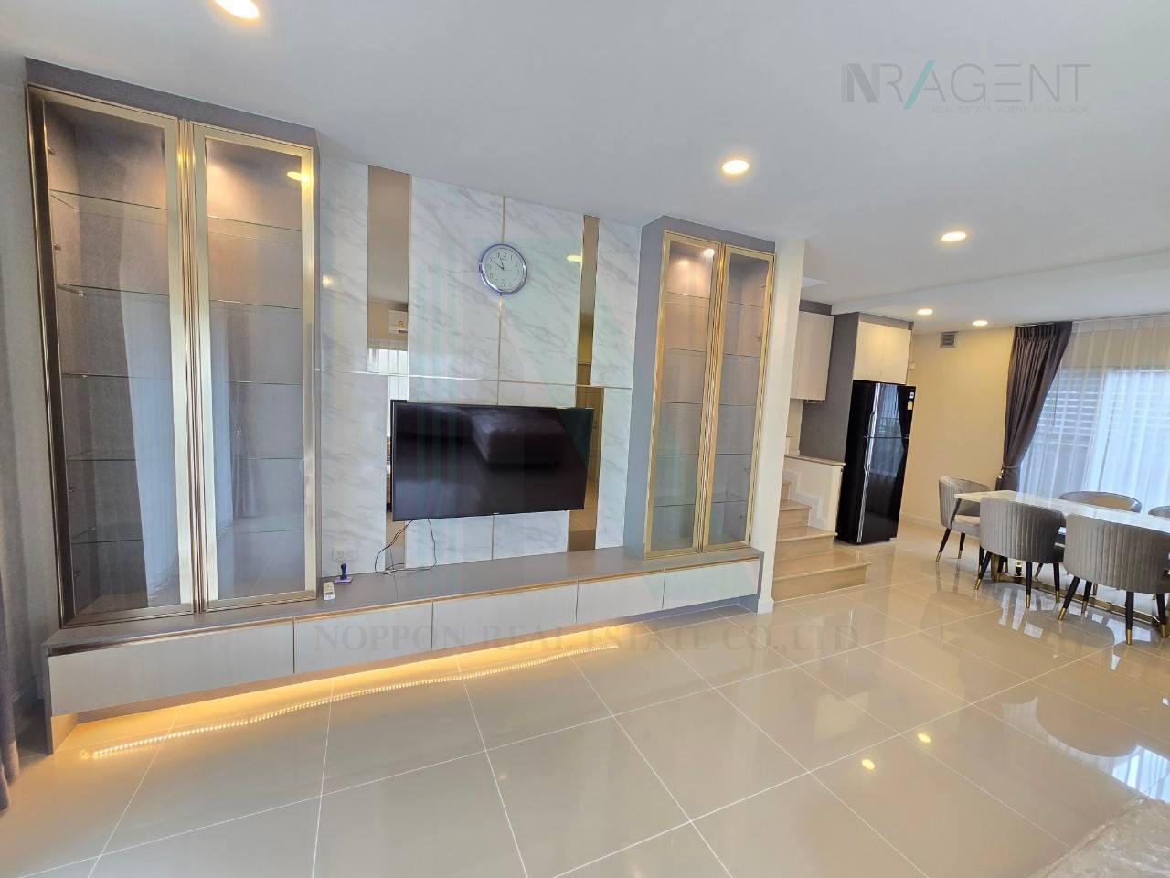 4-bed house for sale, 176 sqm, 74 sq wah, Perfect Place Rama 9 - Krungthepkreetha