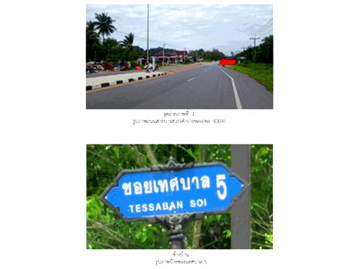 Land for sale Surat Thani : LAND 66.6 Sq.w. Prasaeng Surat Thani for 1.9M