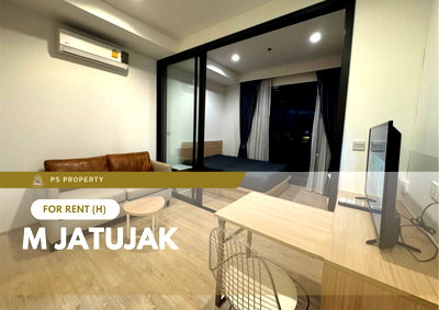 Condos for rent : For Rent 🔥 M Jatujak 🔥 Pet-Friendly 🐈 Fully furnished and equipped with appliances; near MRT Kamphaeng Phet.