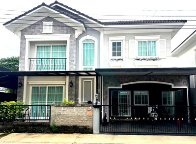 Houses for sale JAS green village - Kubon : 📌 For Sell House GOLDEN NEO 2 RAMINTRA-WONGWAEN 2-story 4 bedroom 3 bathroom
